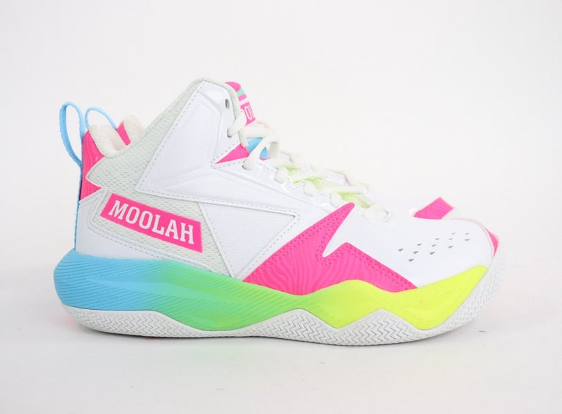 Moolah Press Break Neon Glo Basketball Sneakers Size Youth 4.5 NEW