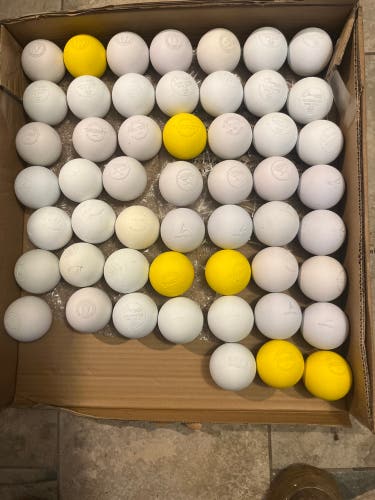 Mixed Lacrosse Ball Set of 52 (lightly used and New)