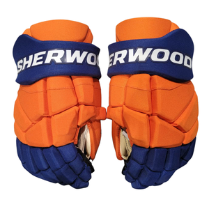Sher-Wood Rekker Morph Pro OILERS Pro Stock Gloves (Multiple Sizes)