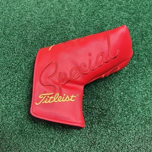 Scotty Cameron Blade Putter Head Cover Red Special Select 100% Authentic