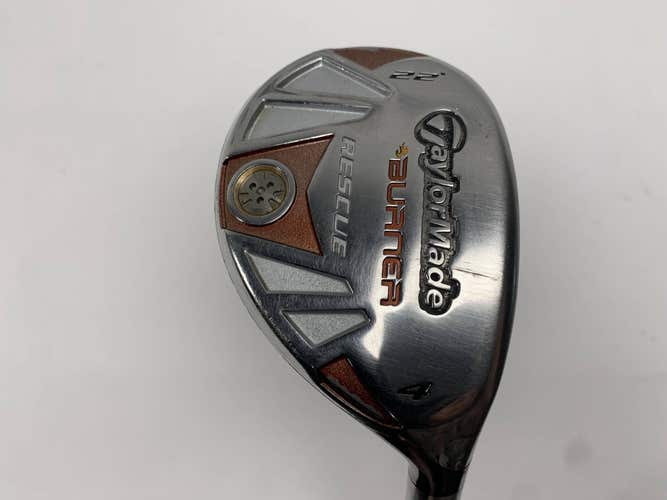 TaylorMade Burner Rescue 4 Hybrid 22* REAX SuperFast 65g Regular Graphite RH