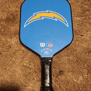 Los Angeles Chargers NFL Wilson Fierce Team Blue Pickleball Paddle *Scuff Mark
