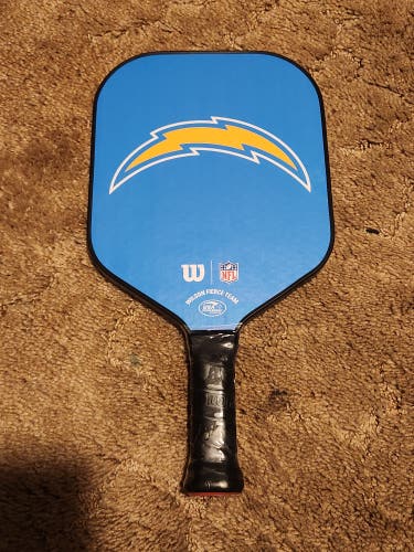 Los Angeles Chargers NFL Wilson Fierce Team Blue Pickleball Paddle *Scuff Mark