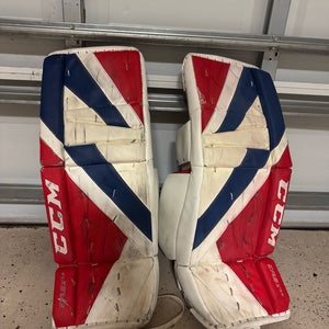 CCM Flex 5.9 Goalie Leg Pads – 31+1 Intermediate – One Season