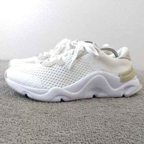 Sorel Kinetic Womens Size 12 Running Shoes RNEGD NL4145-100 White Sneakers