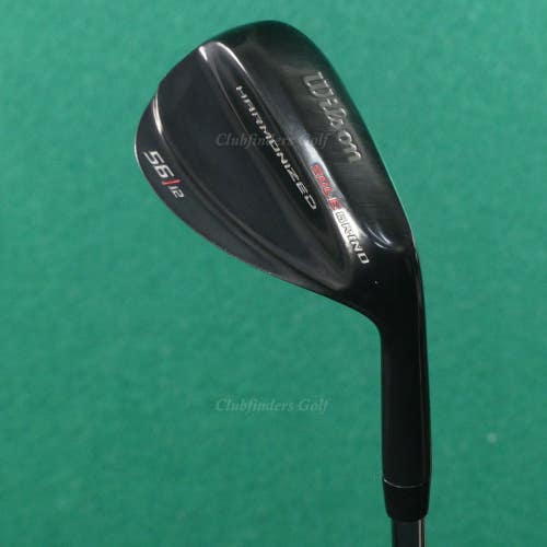 Wilson Harmonized Sole Grind Black 56-12 56 SW Sand Wedge Factory Steel Wedge