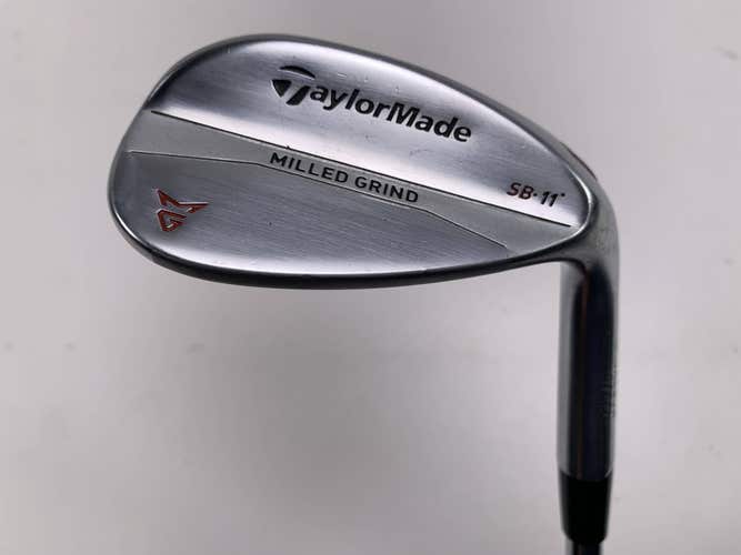 TaylorMade Milled Grind Satin Chrome Lob Wedge LW 58* 11 DG RH