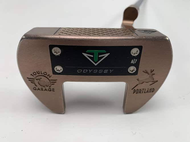 Odyssey Toulon Portland Garage Rose Gold Putter 34" Mens RH