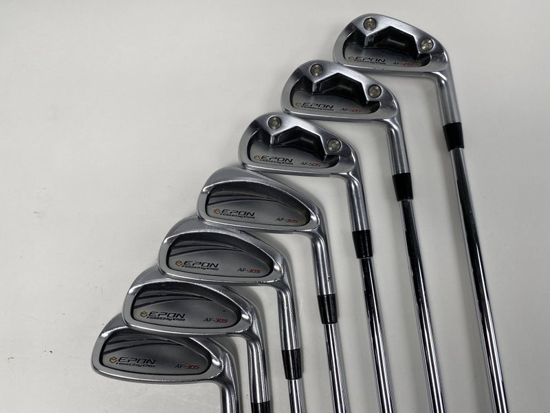 Epon AF 505 Iron Set 4-PW True Temper Dynamic Gold S300 Stiff Steel Mens RH