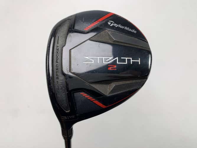 TaylorMade Stealth 2 3 Fairway Wood 15* Fujikura Ventus TR 5-R Regular Mens LH