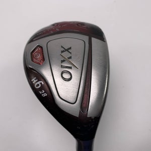 XXIO X Red 6 Hybrid 28* MP1000 35g Ladies Graphite Womens RH Oversize Grip