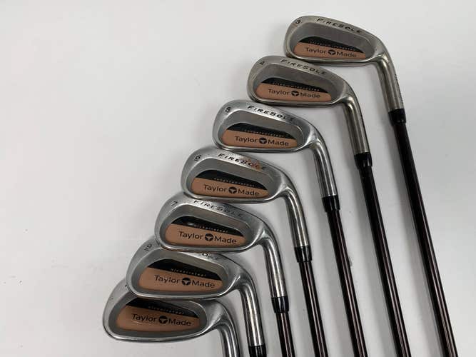 TaylorMade Firesole Iron Set 3-PW (No 8) Bubble R-80 Regular Graphite Mens RH