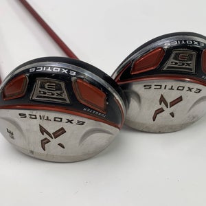 Tour Edge Exotics XCG3 3 & 5 Fairway Wood Set 15* 18* Exotics 65g Ladies RH