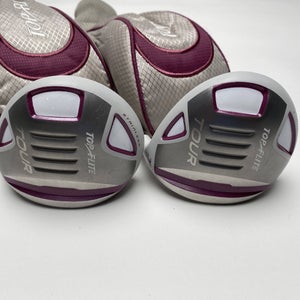 Topflite Tour 3 & 7 Fairway Wood Set 15* 20* Top Flite Tour Ladies RH HC