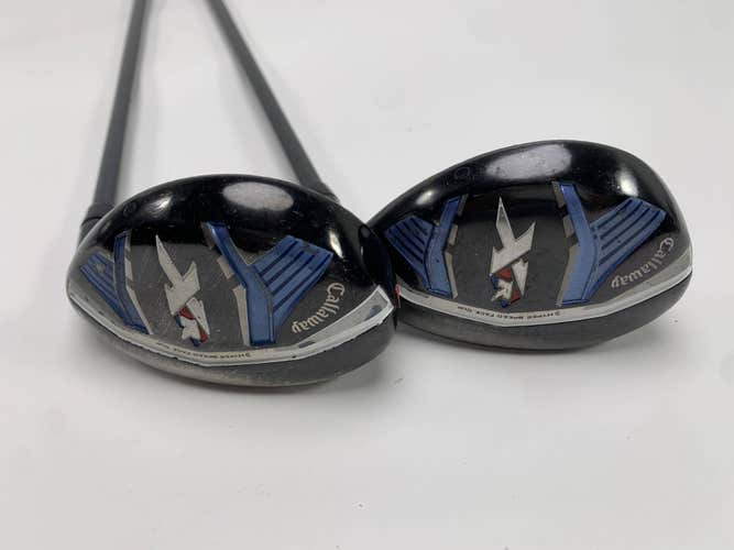Callaway XR 4 & 5 Hybrid Set 22* 25* Project X San Diego 4.0 47g Ladies RH Dent