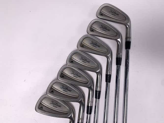 Titleist DCI 990 Iron Set 3-9 Dynalite Gold Sensicore R300 Regular Steel Mens RH