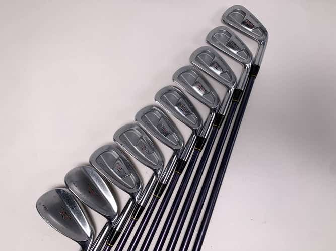 Mizuno T-Zoid Pro Forged Iron Set 3-PW+GW+SW Tour Exsar Senior Graphite Mens RH