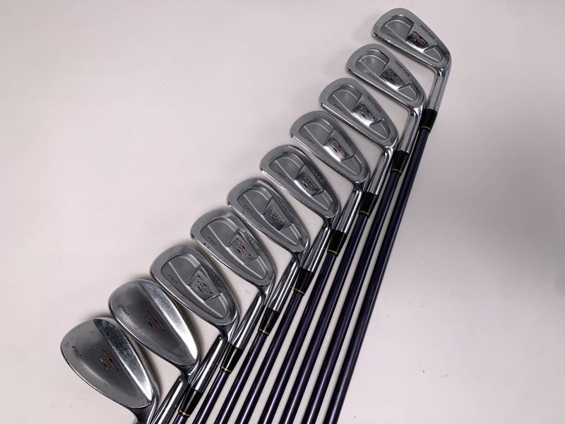Mizuno T-Zoid Pro Forged Iron Set 3-PW+GW+SW Tour Exsar Senior Graphite Mens RH
