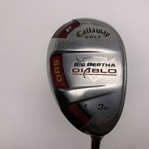 Callaway Big Bertha Diablo 3 Hybrid 21* 60g Stiff Graphite Mens RH