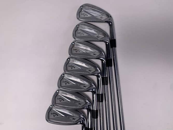 Callaway X Forged 2018 Iron Set 4-PW Project X PXi 6.0 Stiff Steel Mens RH