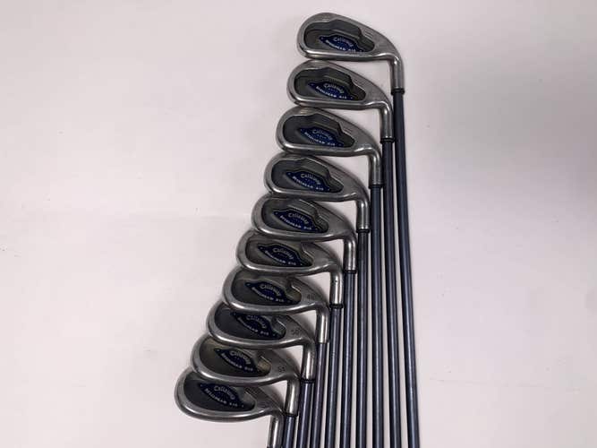 Callaway X-16 Iron Set 4-PW+GW+SW+LW System CW75 Regular Steel Mens RH
