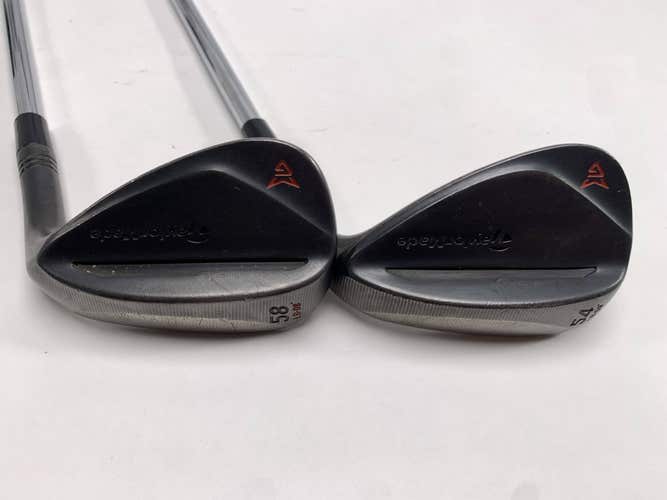 TaylorMade Milled Grind 2 Black Wedge Set 54* 8 | 58* 8 DG S200 Stiff Steel RH