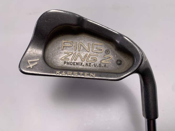 Ping Zing 2 Single 4 Iron Black Dot Karsten JZ Regular Steel Mens RH