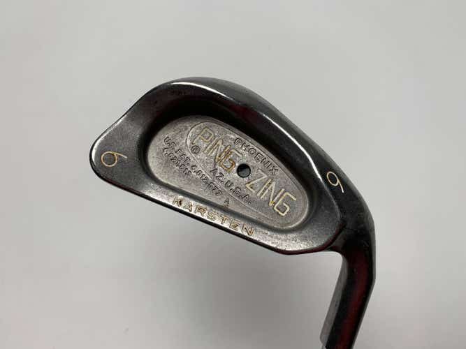 Ping Zing Single 6 Iron Black Dot Karsten JZ Regular Steel Mens RH