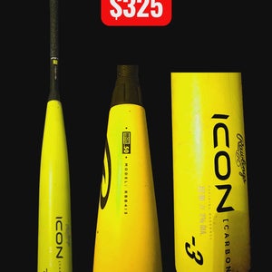 2024 Rawlings Icon Glowstick Composite BBCOR Certified Bat (-3) 29 oz 32" (Used)