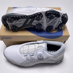 Asics Gel-Course Duo BOA Golf Shoes White Black Men's SZ 9 (1111A213-101)