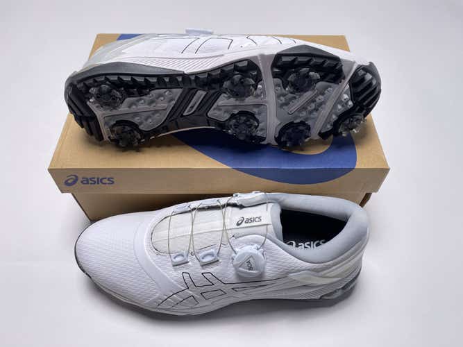 Asics Gel-Course Duo BOA Golf Shoes White Black Men's SZ 9 (1111A213-101)