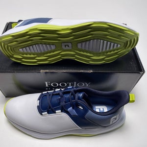 FootJoy ProLite Golf Shoes White Navy Men's SZ 10.5 (56920)