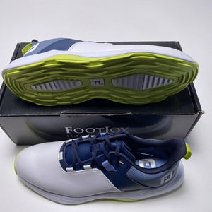 FootJoy ProLite Golf Shoes White Navy Men's SZ 10 (56920)