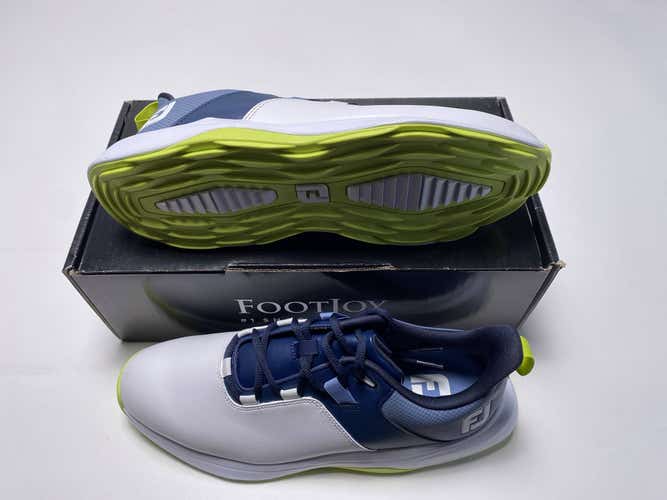 FootJoy ProLite Golf Shoes White Navy Men's SZ 10 (56920)