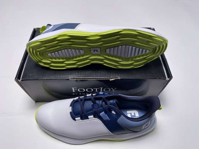 FootJoy ProLite Golf Shoes White Navy Men's SZ 11.5 (56920)