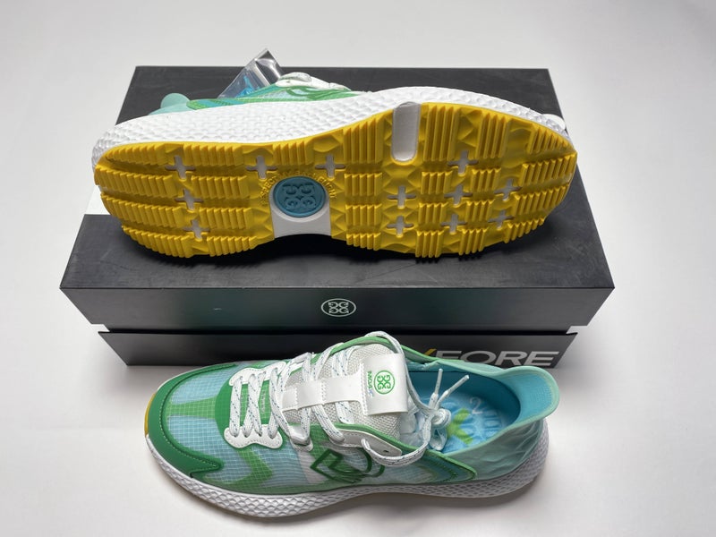 G/Fore Ripstop MG4X2 Golf Shoes Sardinia Green Men's SZ 10 (G4MS23EF46)