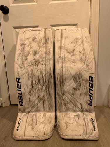 Large Bauer Mach Goalie Leg Pads (Used)