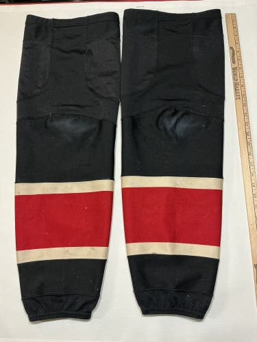 Black Senior XL Reebok Edge Socks Pro Stock (Used)