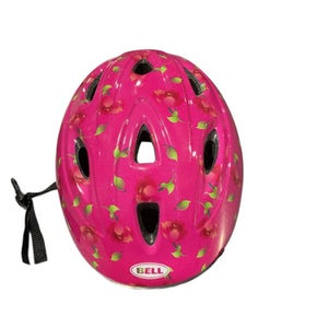 Used Bell PINK ROSES HELMET YOUTH Bike Helmet Pink Fits all 11834-S000043880