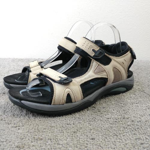 Abeo Huntington Sandals Womens Size 10 N Beige Leather Hiking Outdoor Shoes