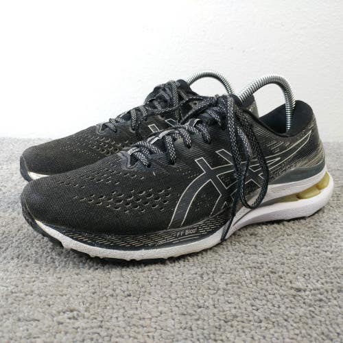 ASICS Gel Kayano 28 Womens Size 8.5 Wide Running Shoes Black Athletic Sneakers