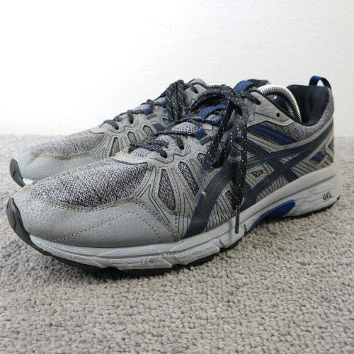 ASICS Gel Venture 7 Mens Size 10.5 Extra WIDE WIDTH Running Shoes Gray Low Top