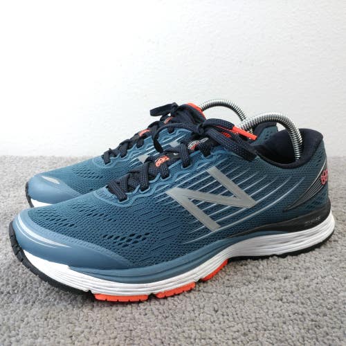 New Balance 880v8 Mens Size 9 Running Shoes Low Top Sneakers Green Blue