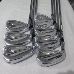 Left-Handed Wilson Staff Dynapower Forged Iron Set - 5-GW - Regular Steel - NEW