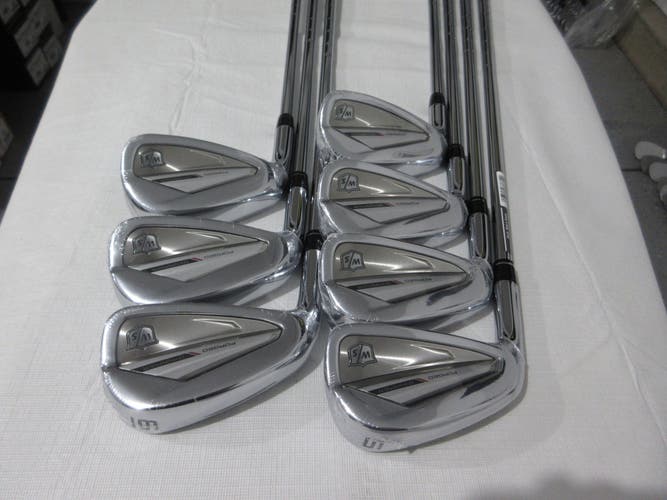 Left-Handed Wilson Staff Dynapower Forged Iron Set - 5-GW - Regular Steel - NEW