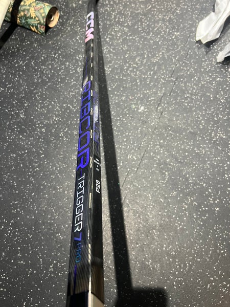Senior CCM Ribcor Trigger 7 Pro Left Hand Hockey Stick P28 70 Flex Pro Stock (New)