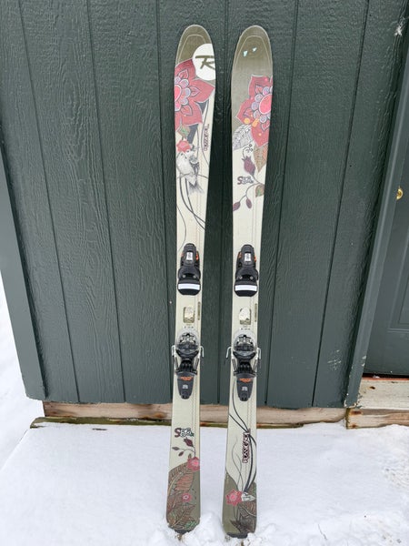 Women's 2012 Rossignol S86w 162 cm All Mountain Skis With Bindings Max Din 14 (Used)