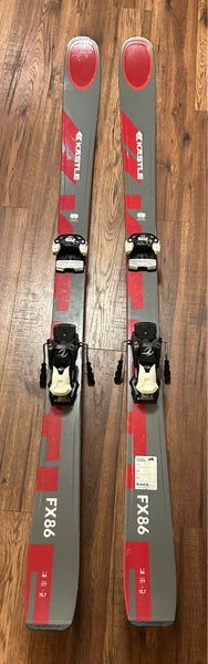 2021 Kastle FX 86 Ti 177 cm All Mountain Skis With Tyrolia Attack Bindings Max Din 13 (Used)