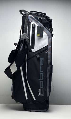 Cobra Ultralight Pro+ Stand Bag Black 5-Way Divide Dual Strap Golf Bag NEW