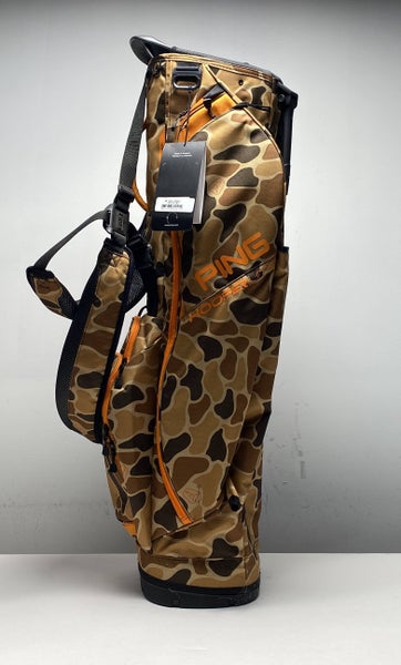 Ping Hoofer Lite Stand Bag Duck Camo 4-Way Divide Dual Strap Golf Bag NEW